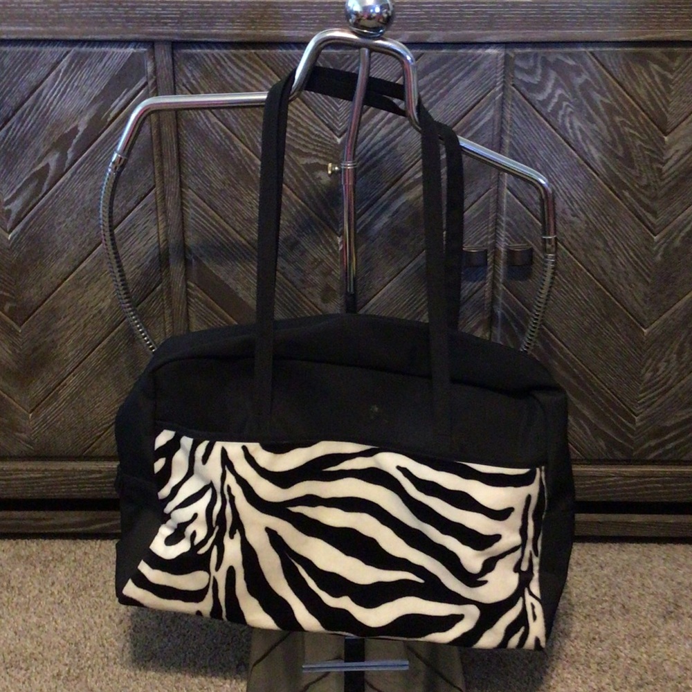 Lancôme Zebra Print weekender Tote Bag
